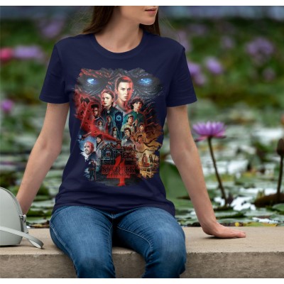 Дамска тениска STRANGER THINGS Season 4 Volume 1 Vecna